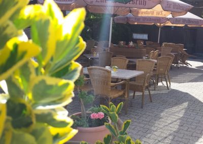Gaststätte Oedinger - Der Biergarten und die Terrasse