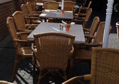 Gaststätte Oedinger - Der Biergarten und die Terrasse
