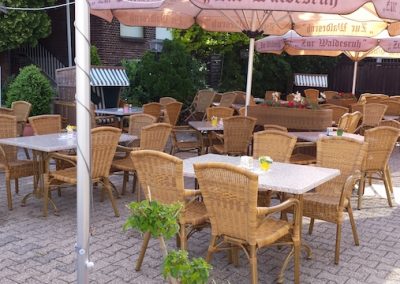 Gaststätte Oedinger - Der Biergarten und die Terrasse